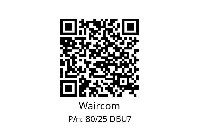   Waircom 80/25 DBU7