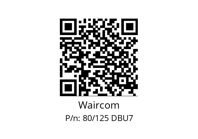   Waircom 80/125 DBU7