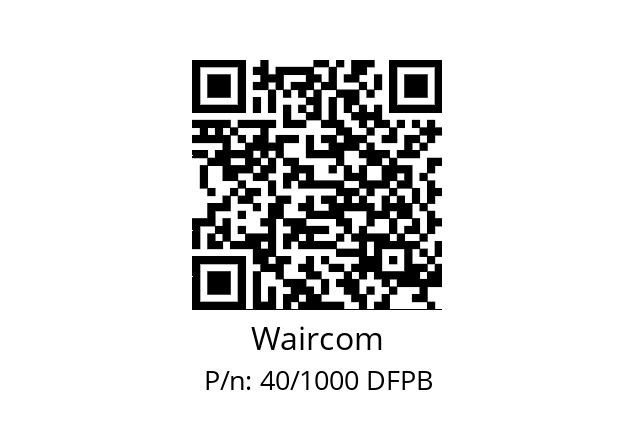   Waircom 40/1000 DFPB