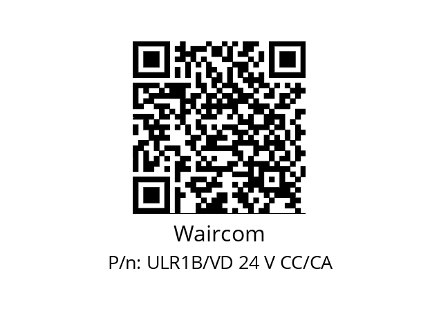   Waircom ULR1B/VD 24 V CC/CA