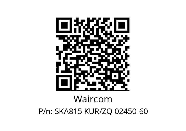   Waircom SKA815 KUR/ZQ 02450-60