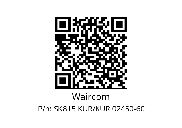   Waircom SK815 KUR/KUR 02450-60