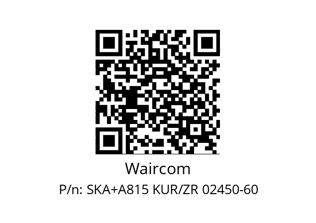   Waircom SKA+A815 KUR/ZR 02450-60