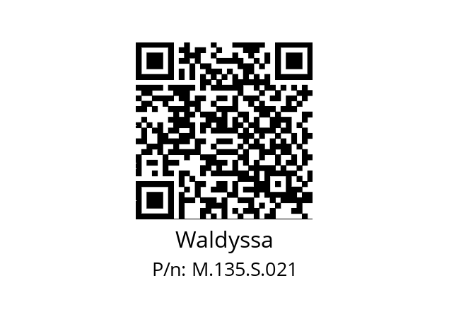   Waldyssa M.135.S.021