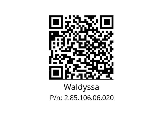   Waldyssa 2.85.106.06.020