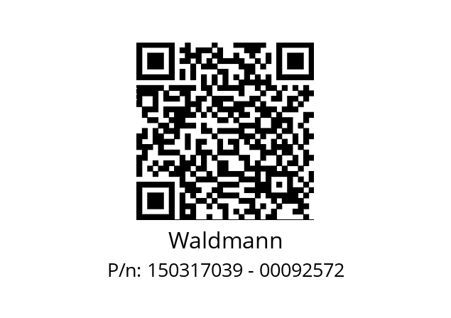   Waldmann 150317039 - 00092572