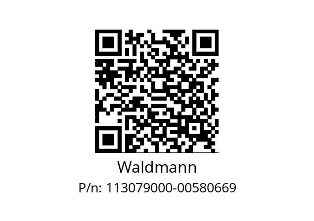   Waldmann 113079000-00580669