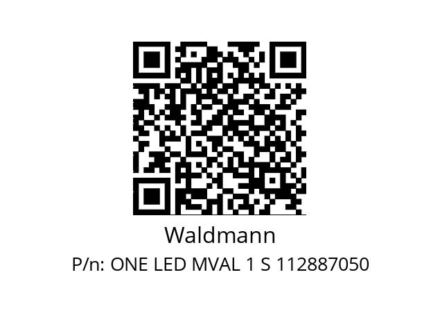   Waldmann ONE LED MVAL 1 S 112887050