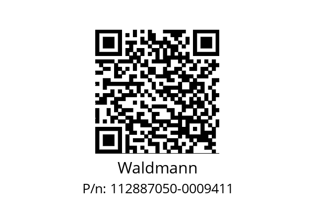   Waldmann 112887050-0009411