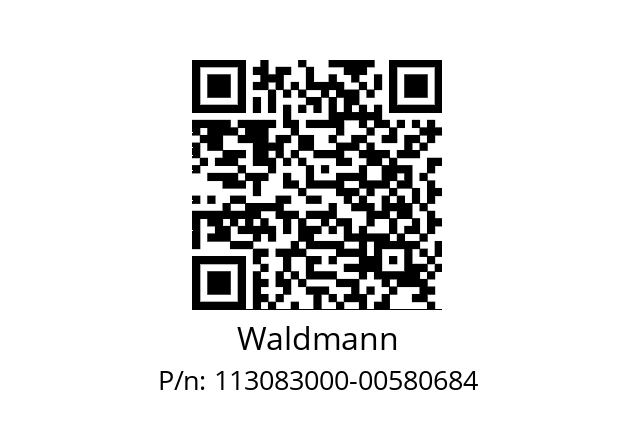   Waldmann 113083000-00580684