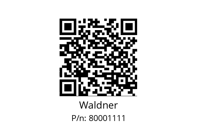   Waldner 80001111