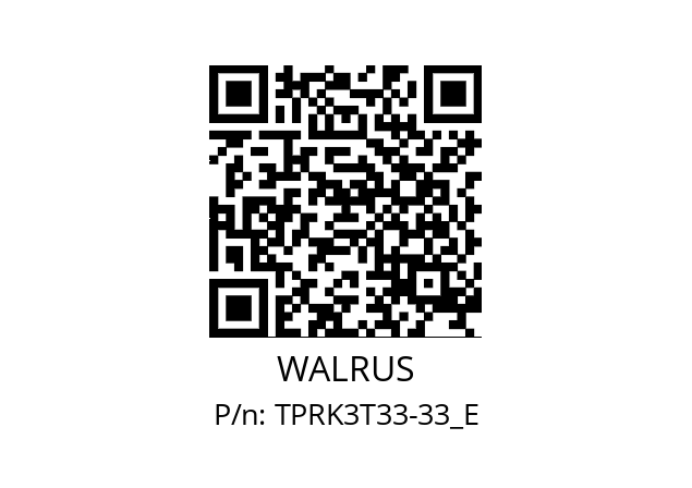   WALRUS TPRK3T33-33_E