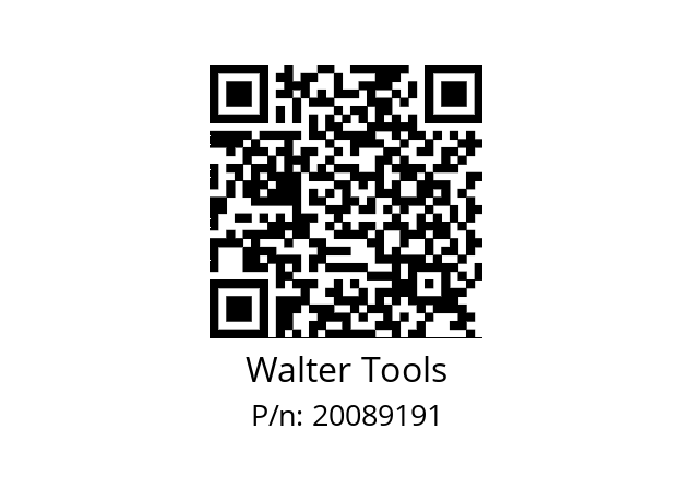   Walter Tools 20089191