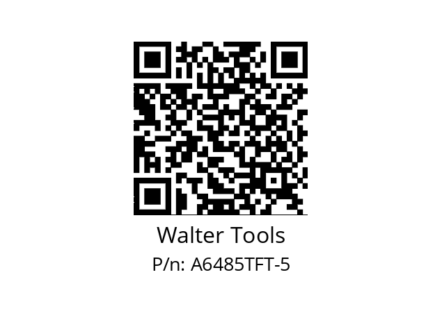   Walter Tools A6485TFT-5