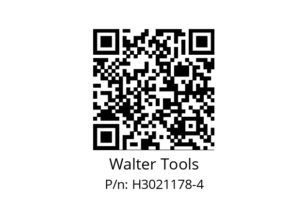   Walter Tools H3021178-4