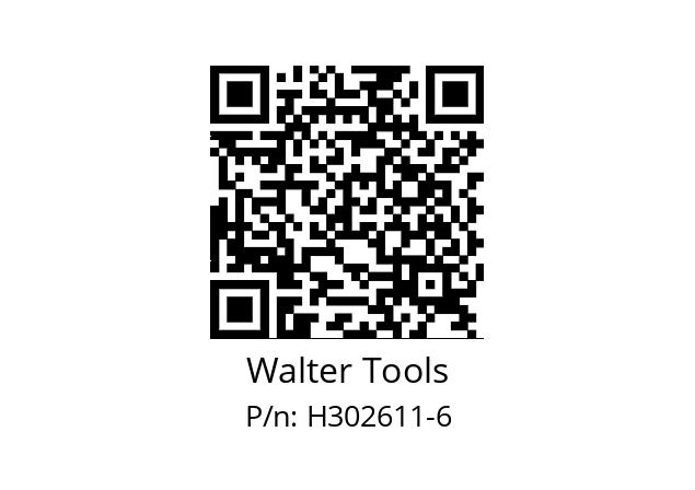   Walter Tools H302611-6