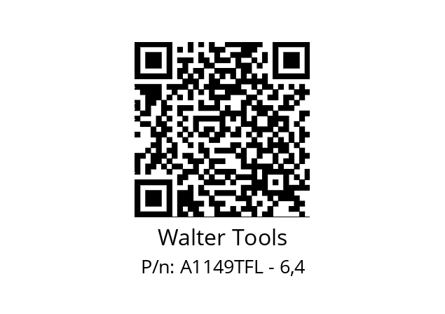   Walter Tools A1149TFL - 6,4