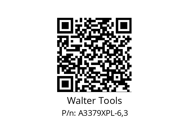   Walter Tools A3379XPL-6,3