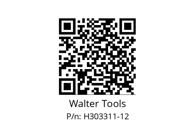   Walter Tools Н303311-12