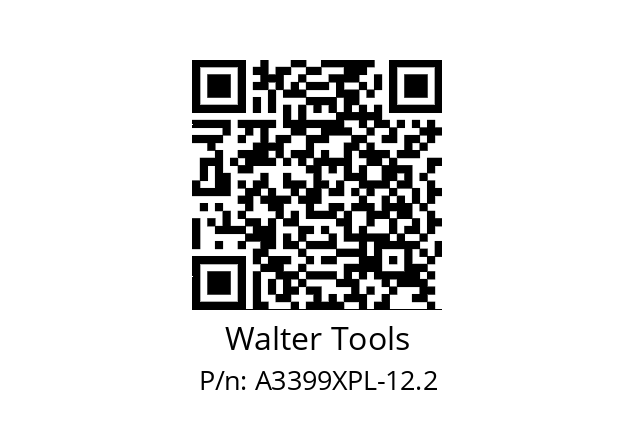   Walter Tools A3399XPL-12.2