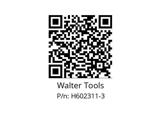   Walter Tools H602311-3