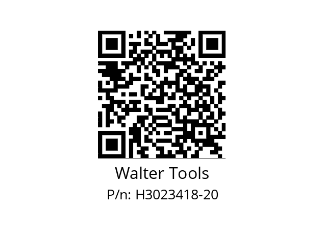   Walter Tools H3023418-20