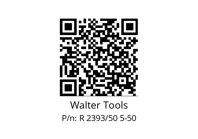   Walter Tools R 2393/50 5-50