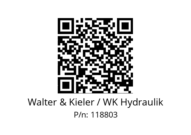   Walter & Kieler / WK Hydraulik 118803