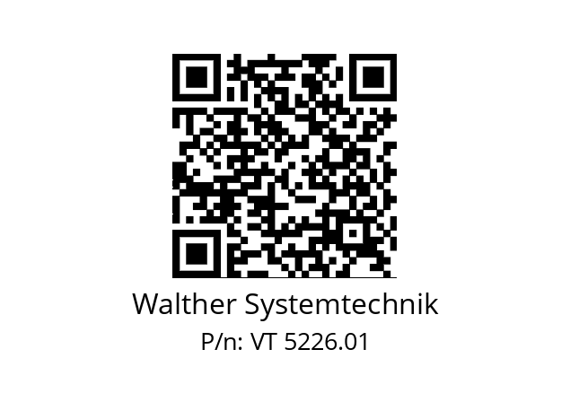   Walther Systemtechnik VT 5226.01