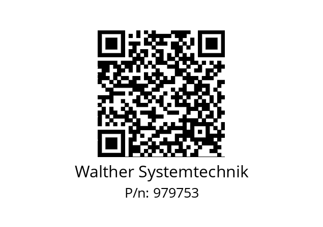   Walther Systemtechnik 979753