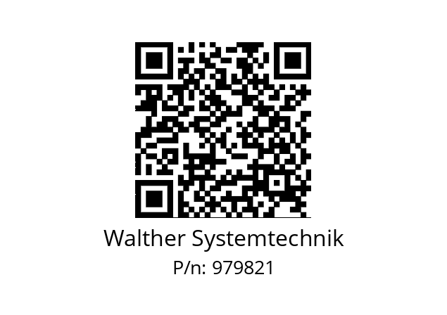   Walther Systemtechnik 979821