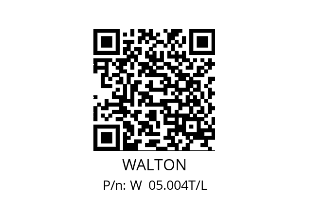   WALTON W  05.004T/L