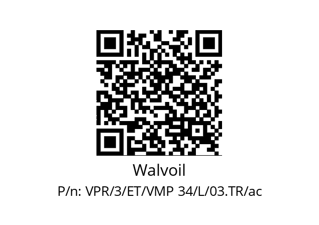   Walvoil VPR/3/ET/VMP 34/L/03.TR/ac