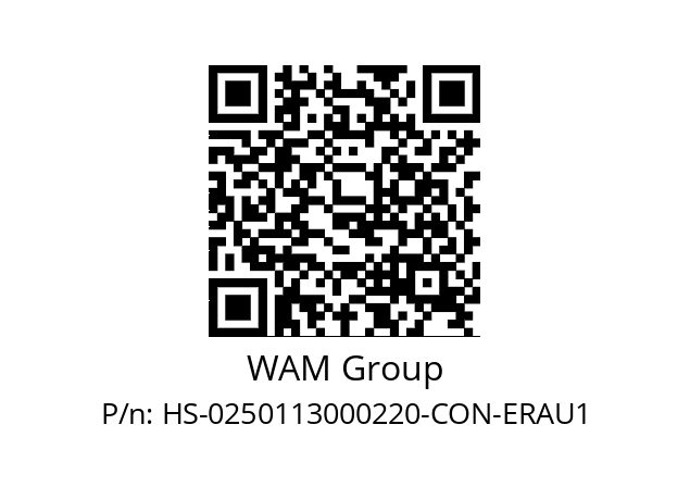   WAM Group HS-0250113000220-CON-ERAU1