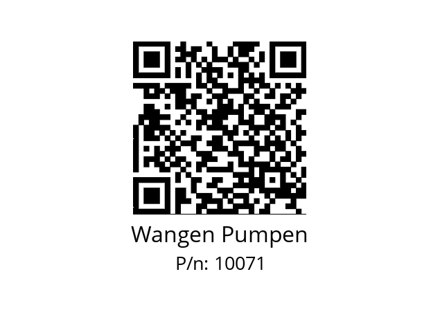   Wangen Pumpen 10071