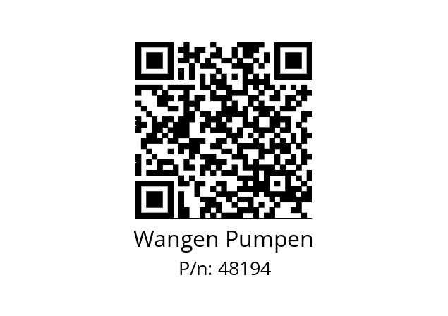   Wangen Pumpen 48194