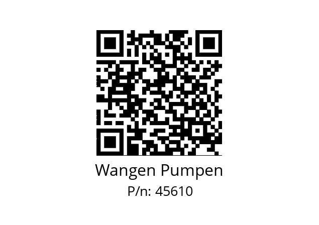   Wangen Pumpen 45610