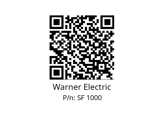   Warner Electric SF 1000