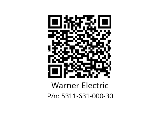   Warner Electric 5311-631-000-30