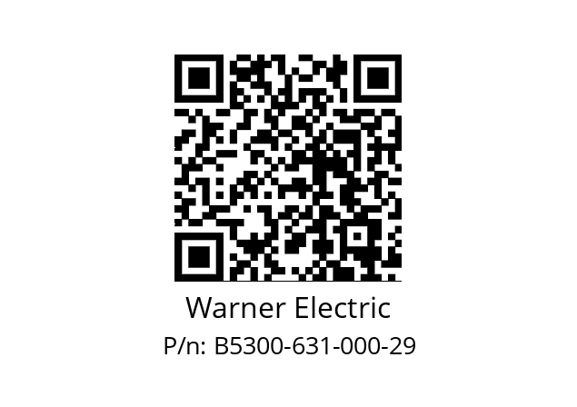   Warner Electric B5300-631-000-29