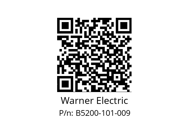   Warner Electric B5200-101-009