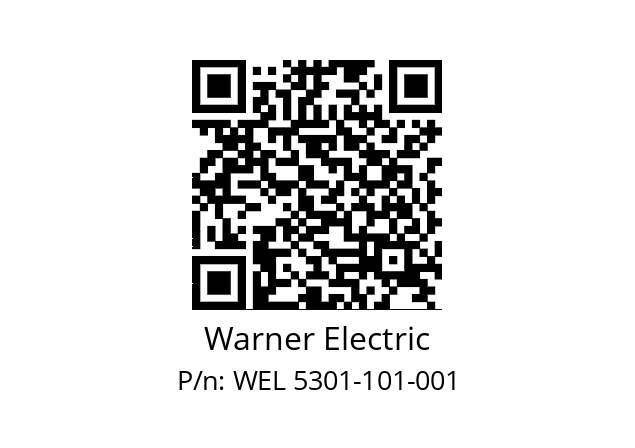   Warner Electric WEL 5301-101-001