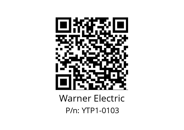   Warner Electric YTP1-0103