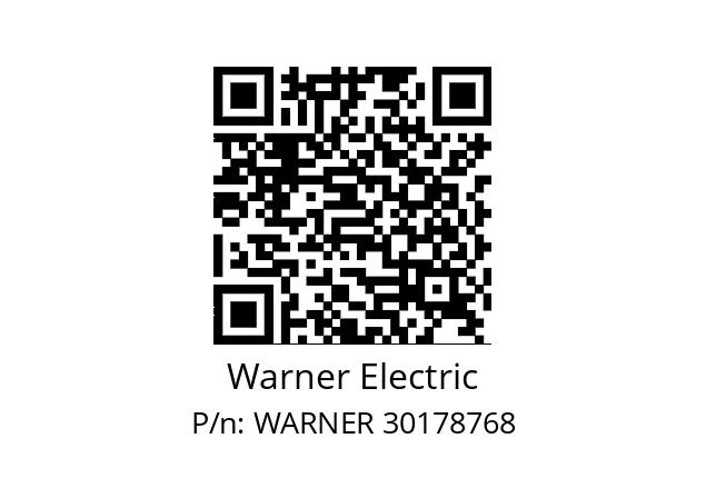   Warner Electric WARNER 30178768