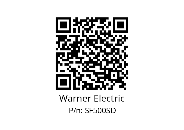   Warner Electric SF500SD