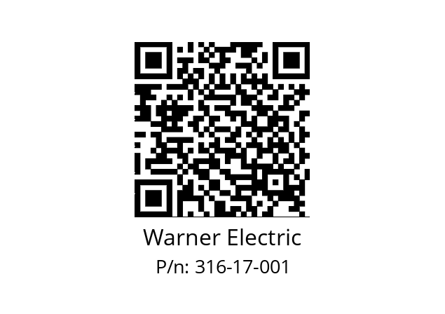   Warner Electric 316-17-001