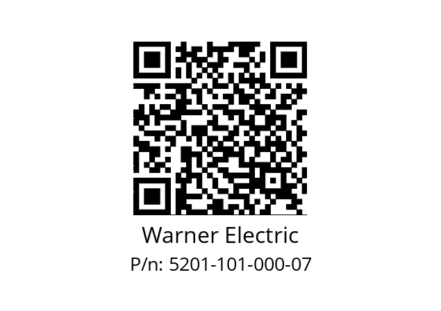   Warner Electric 5201-101-000-07