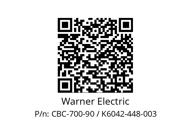   Warner Electric CBC-700-90 / K6042-448-003