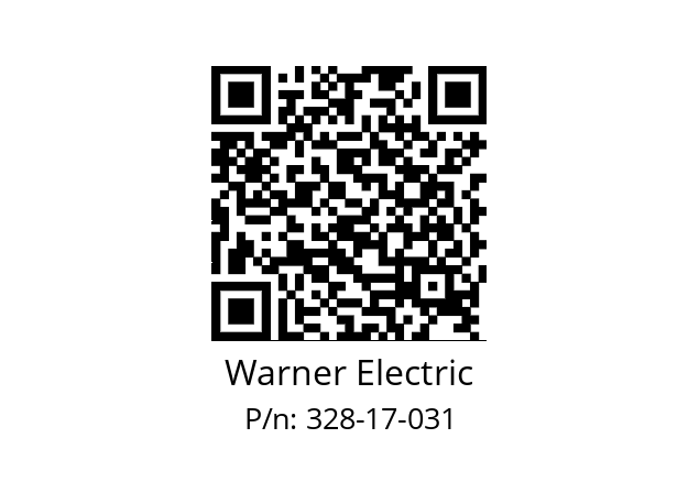   Warner Electric 328-17-031