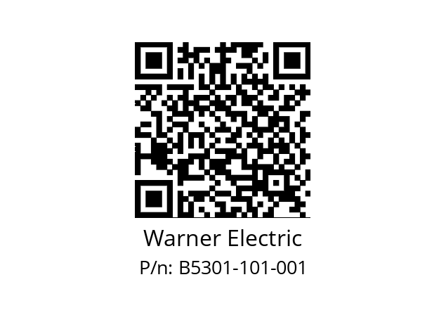   Warner Electric B5301-101-001